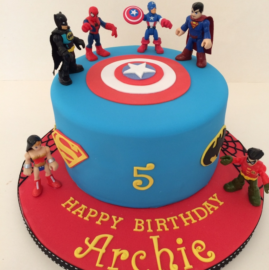 Superhero Cake