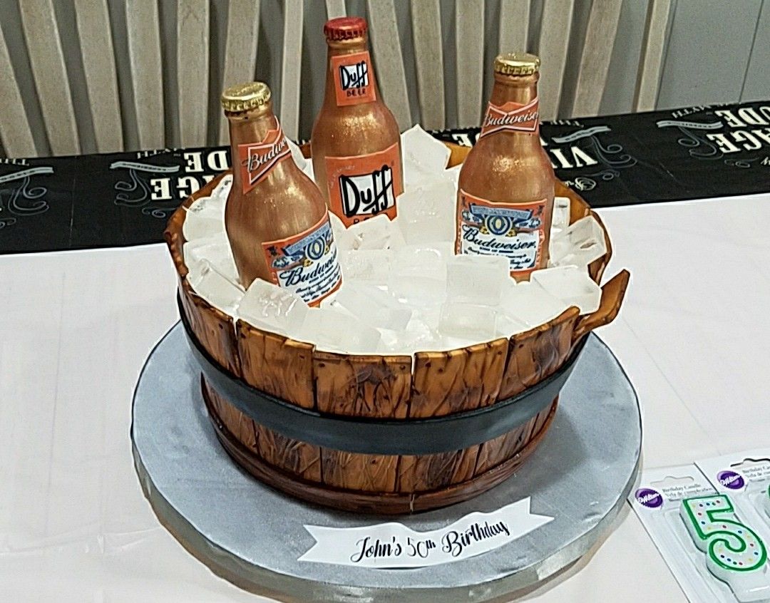 Beer Bucket Cake