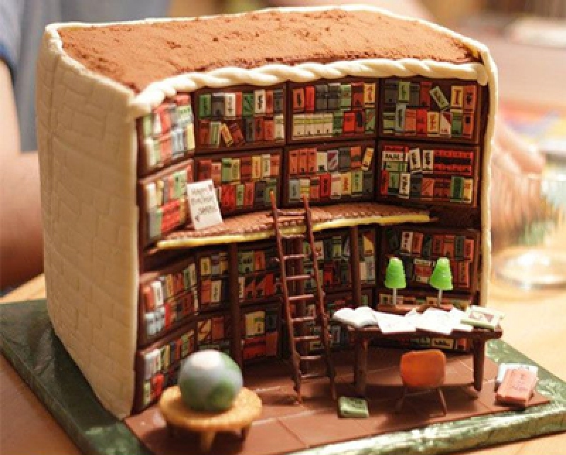 Library Cake