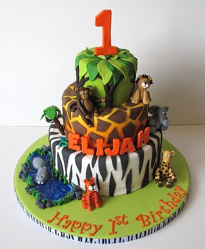 Mini Zoo Cake