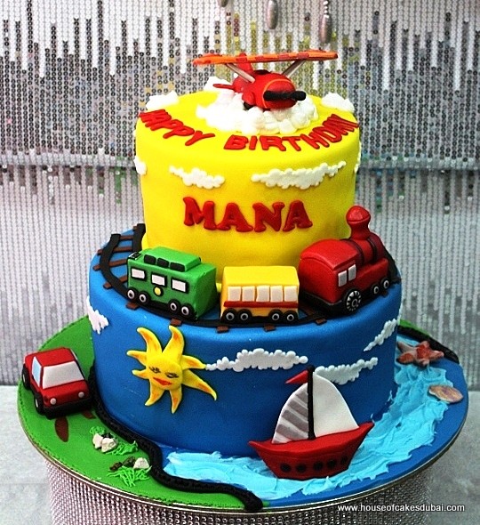 Transportation Cake