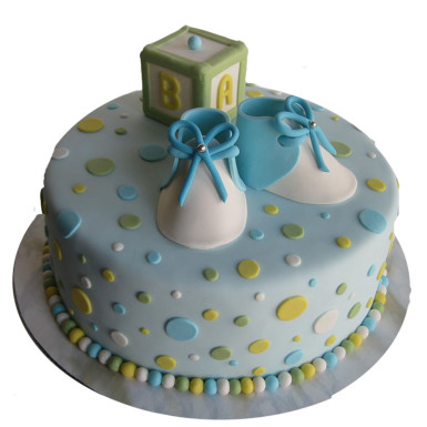 Baby Shoe Cake