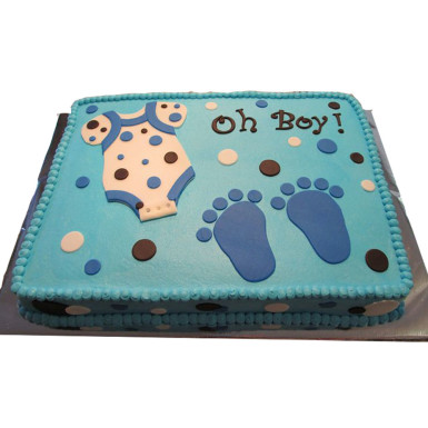 Baby Boy Cake