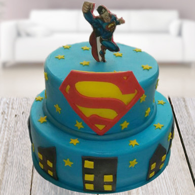 Superman Cake