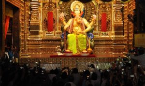 Divine Ganesh Idols and Pandal