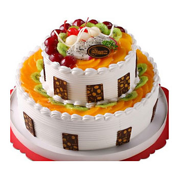 2-Tier Fruit Cake