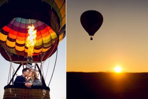 Love Proposal in the Air: Hot Air Balloon