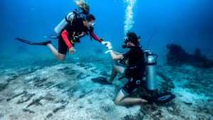Love Proposal Under The Sea