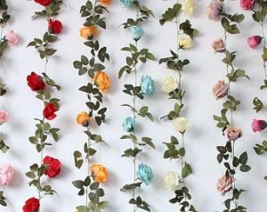 Colorful and Fresh Flower Wall Backdrop