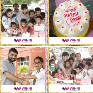 Raksha Bandhan Special Celebration with NGO kids in 2019