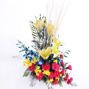 Arrangement of mix exotic flowers