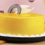 Lychee-Mango Cake