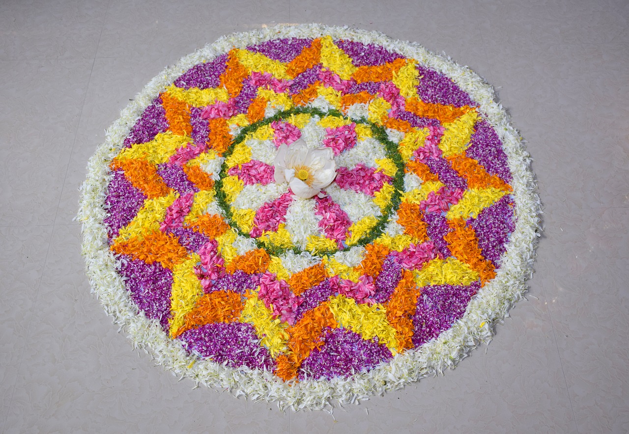 Onam Pookalam - Winni - Celebrate Relations