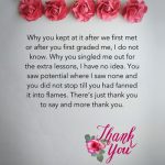 A Thoughtful Thank You Note