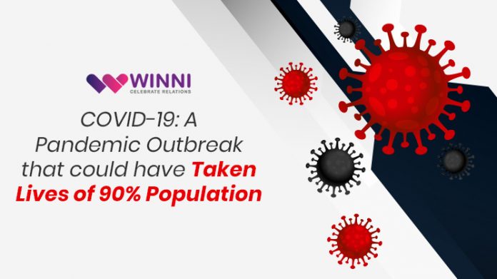 COVID-19: A Pandemic Outbreak that could have Taken Lives of 90% Population