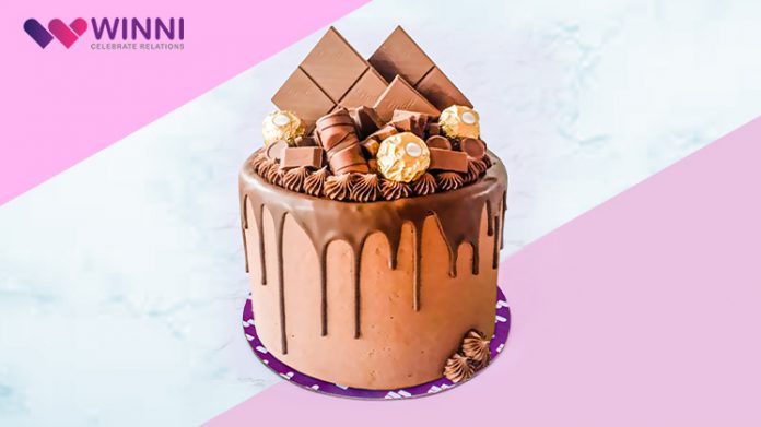 Modern chocolate cake design