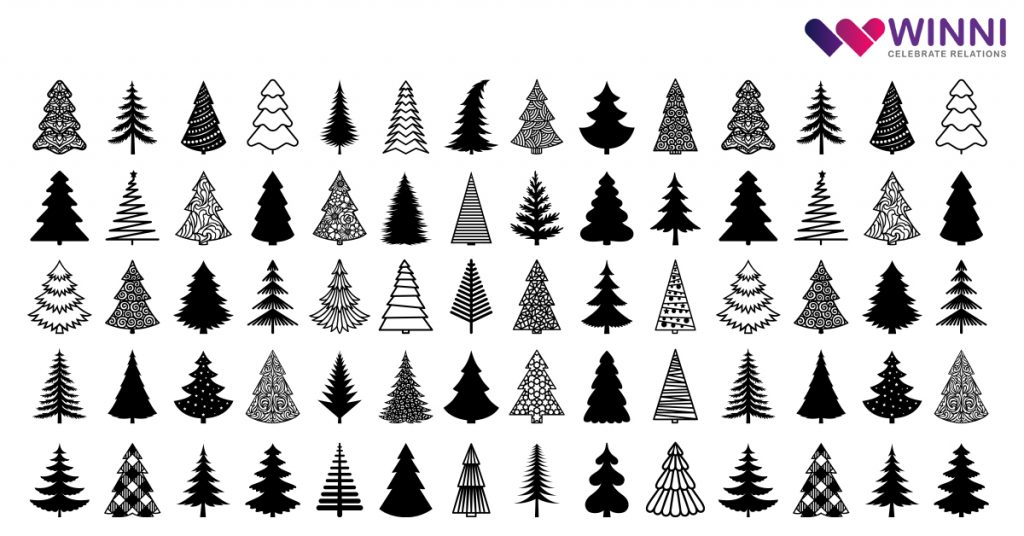 Christmas Tree Drawing 