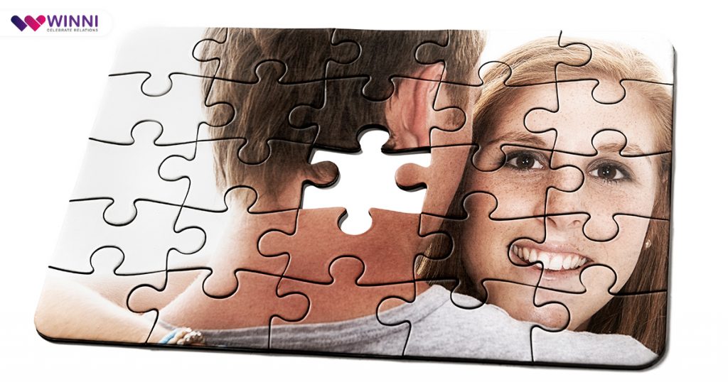 Customized Puzzle Reveal for couple on anniversary